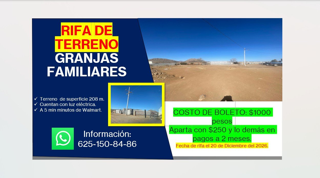 🔥 RIFA TERRENO🔥